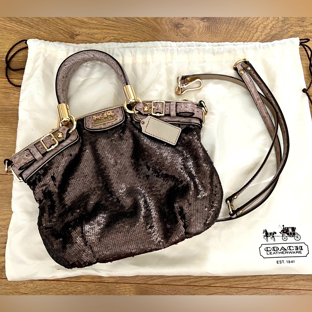 NWOT Coach Madison Sophia Sequin Mini Satchel